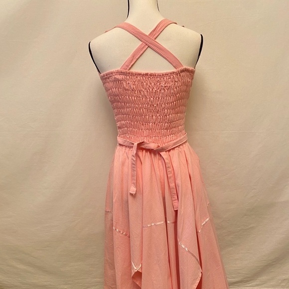 HANDMADE Party Dress Smocked Embroidery Ribbons - Picture 4 of 7